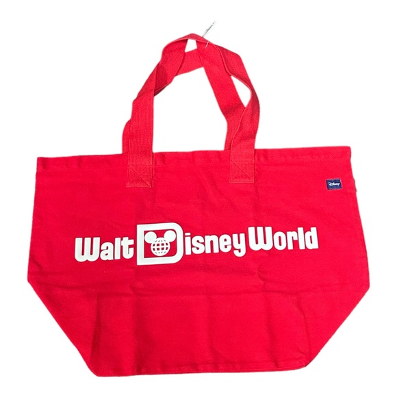 2023 Disney Parks Walt Disney World Red Tote Bag by Spirit Jersey - Picture 1 of 2